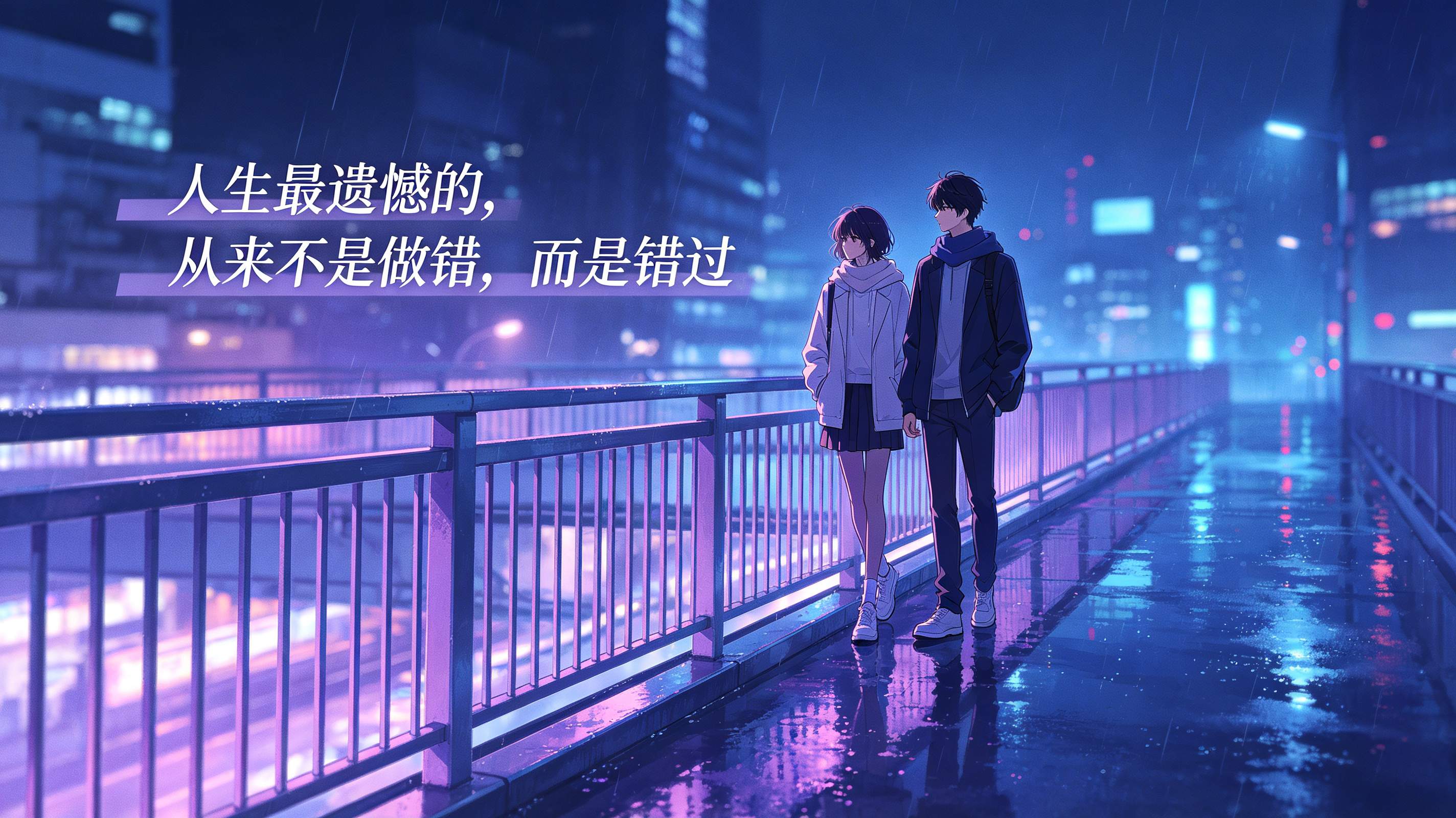 人生最遗憾的，从来不是做错，而是错过